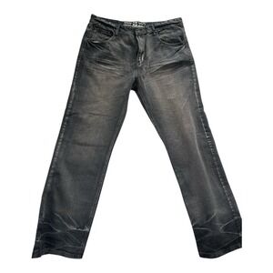 Vintage Southpole RN 82628 Black Wash Jeans Size 40 Straight Leg 90s